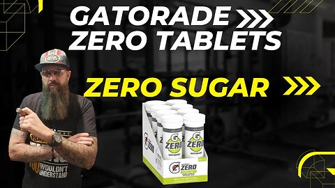 Gatorade Zero Tablet Review 2023 | Cigar Prop