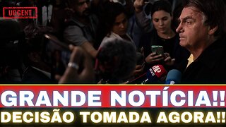 AGORA: BOLSONARO DA GRANDE NOTÍCIA PARA O BRASIL!! DECISÃO TOMADA!!