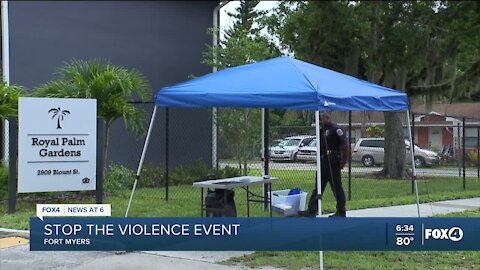 Stop the Violence event in Fort Myers