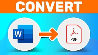 How To Convert Word To PDF In Laptop For Free