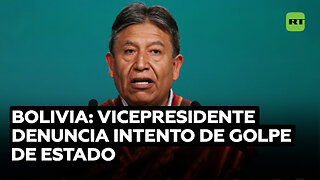 Vicepresidente de Bolivia denuncia un golpe de Estado