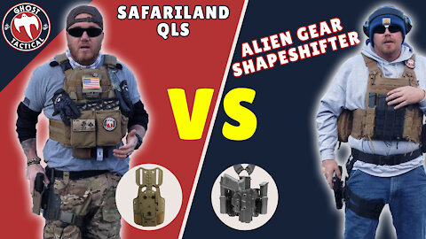 SAFARILAND QLS vs ALIEN GEAR ShapeShifter Drop Leg Holster COMPARISON