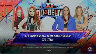 NXT Stand & Deliver 2023 Henley/James v Fyre/Dawn for the NXT Women's Tag Team Championship