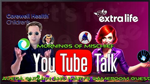 Mornings of Mischief YouTube Talk - Adega Outlaw and Mary's Game Room Guest!