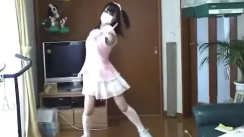 Cute Japanese Dancing Girl