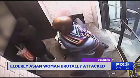 67 yr old Asian Filipino woman beat& punched over 125 times by black monster
