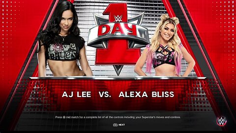WWE 2k23 AJ Lee vs Alexa Bliss