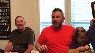 Husband shocked with baby #4 pregnancy announcement