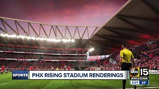 Phoenix Rising FC unveils potential MLS stadium - ABC15 sports