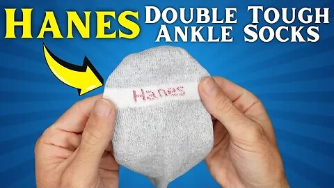Hanes mens Double Tough Ankle Socks, 6-pair Pack (UNBOXING & REVIEW!)