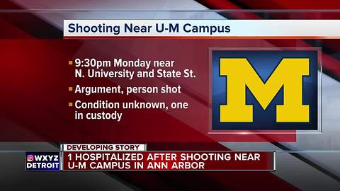 Police investigate shooting near University of Michigan campus in Ann Arbor