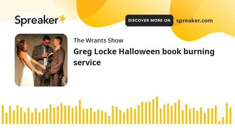 Greg Locke Halloween book burning service