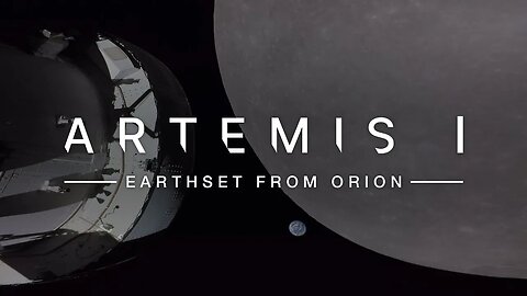 Earthset as Orion Prepares for Outbound Powered Flyby