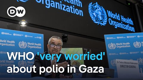 Gaza: WHO warns of potential polio outbreak | DW News| A-Dream ✅