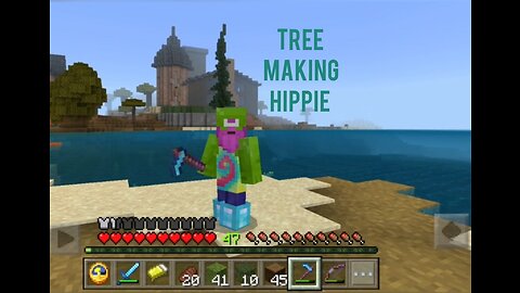 Tree Hugging Hippie builds a tree Minecraft Build
