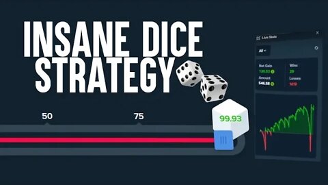 INSANE DICE STRATEGY! (DOUBLED MY BALANCE IN MINUTES!)
