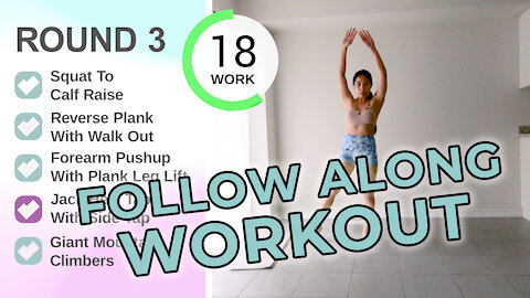 FOLLOW ALONG | Workout At Home With Body Weight 🙌