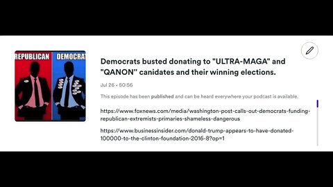 Democrats busted donating to "ULTRA MAGA" and "QANON'' candidates and their winning elections