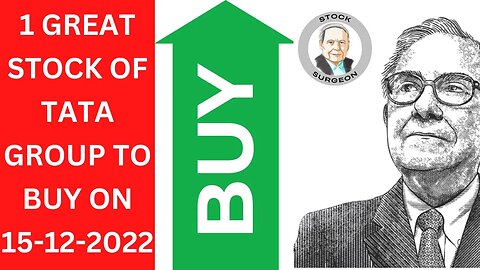 One Great Stocks to buy on 15-12-2022 | Complete Stock Analysis