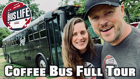 School Bus Converted into a Beautiful, Fully Functional, Coffee House on Wheels!