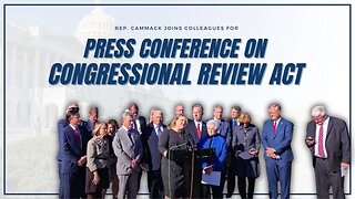 Rep. Cammack Joins GOP Colleagues For Press Conference On Congressional Review Act