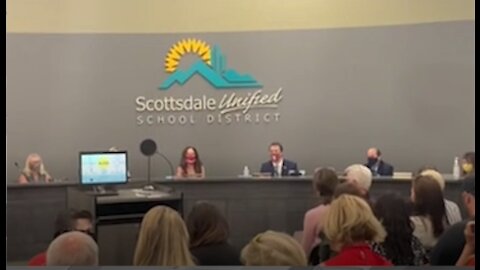 Scottsdale Unified School District board shouted out of the building!-1495