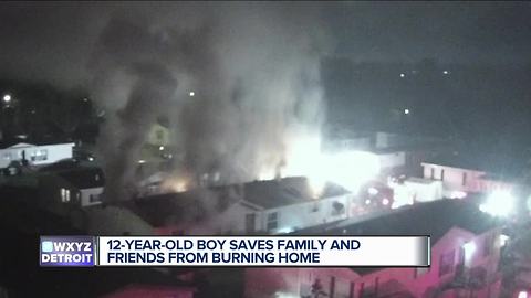 Metro Detroit family loses everything in house fire, saved by 12-year-old