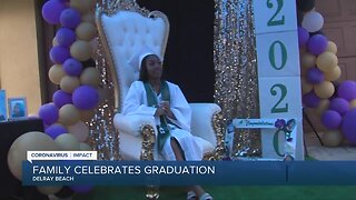 Family celebrates graduation in Delray Beach