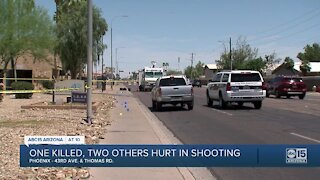 PD: 1 dead, 2 critical after shooting near 43rd Avenue and Thomas Road