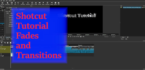 Shotcut Tutorial - Transitions and Fades