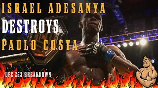 Israel Adesanya DESTROYS Paulo Costa "There are LEVELS to this GAME!!"