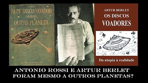 Antonio Rossi e Artur Berlet FORAM MESMO a Outros Planetas? A UTOPIA de Thomas Morus Além Terra P1