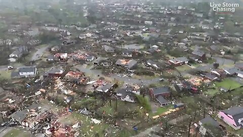 JUST IN: Massive damage reported after tornado rips through Little Rock, Arkansas