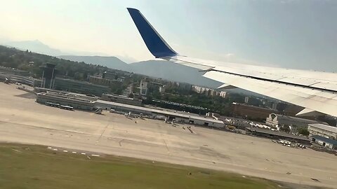 Décollage/Take-Off UA957 GVA-EWR Genève B767-300ER (2023-06-08)