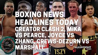 Creator Clash 2, Mika vs Pearce, Joyce vs Zhang, Crews-Dezurn vs Marshall