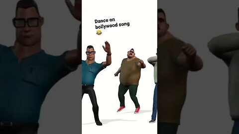 3 people dance on bollywood song🤣 #funny #funnyshorts #funnyvideo #fun #funnymemes #animated