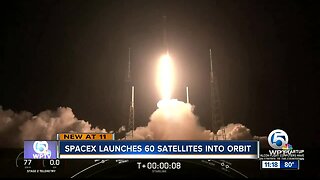 SpaceX launches its first 60 satellites to deliver internet from space