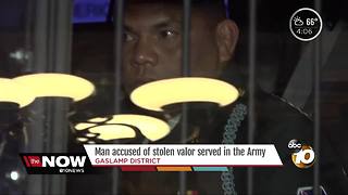 Man accused of stolen valor served int he Army