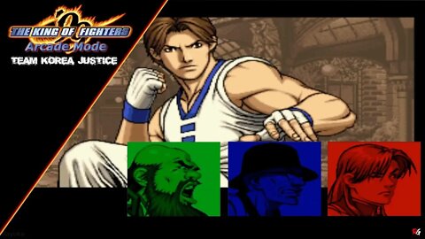 The King of Fighters 99: Arcade Mode - Team Korea Justice