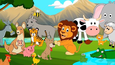 Wild animals for kids vocabulary for kids animals Book for kids