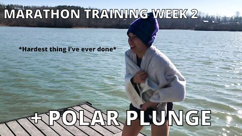 A week of running *I JUMPED IN A FREEZING RIVER*