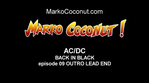 BACK IN BLACK episode 09 OUTRO LEAD ENDING how to play ACDC guitar lessons ACDC by Marko Coconut