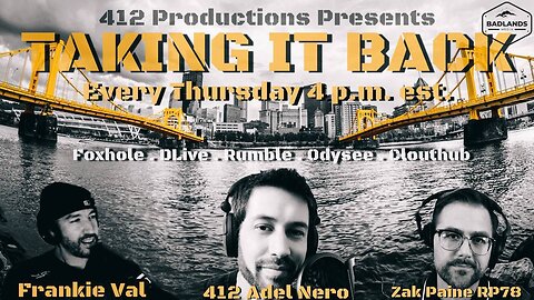 Taking it Back Ep 31 - Thur 4:00 PM ET -