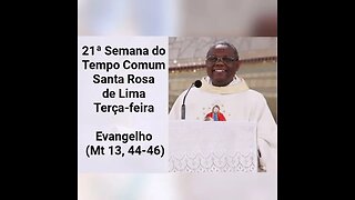 Homilia de Hoje | Padre José Augusto 23/08/22 | Santa Rosa de Lima 🌹