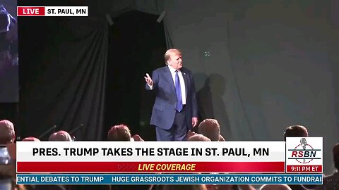 HAPPENING NOW: President Trump takes the stage at Minnesota GOP Annual Dinner