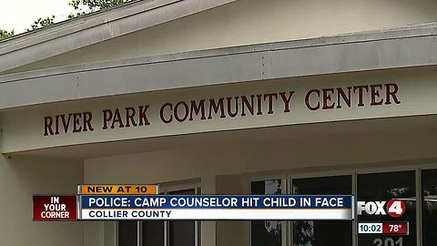 Camp counselor fired for hitting child