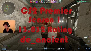 CS2 Premier Matchmaking - Season 1 - 13,832 Rating - de_ancient