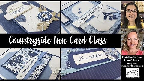 Countryside Inn Card Class with Cards by Christine