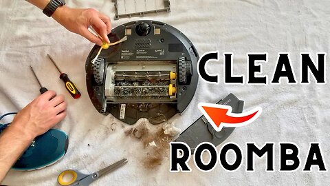 How to Clean iRobot Roomba and fix Brush error