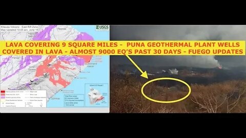 Latest, Live Footage, Kilauea, Lava Covering 9 Miles, Crater Crumbling, 5.3 EQ